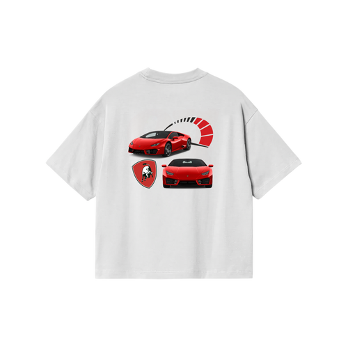DRIVEX LAMBORGHINI HURACAN TEE - WHITE