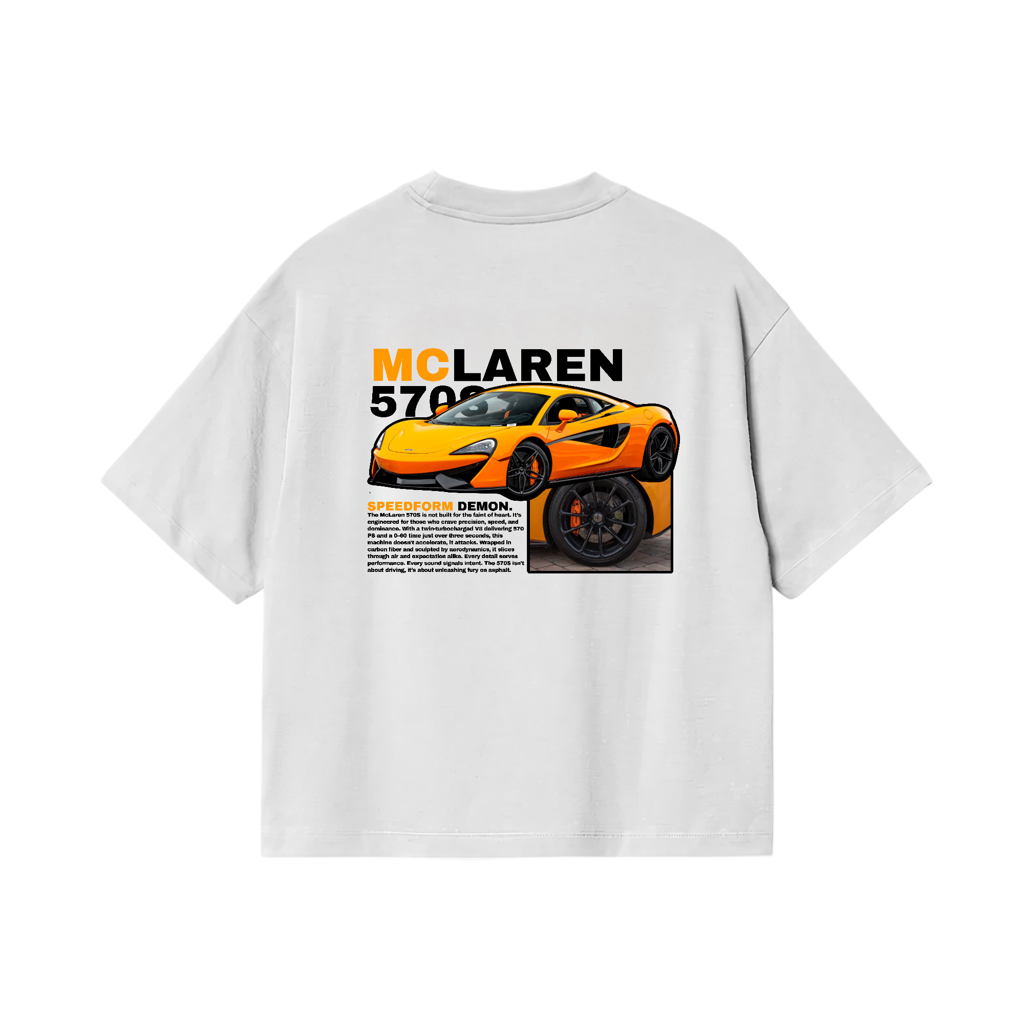 DRIVEX MCLAREN 570S TEE - WHITE
