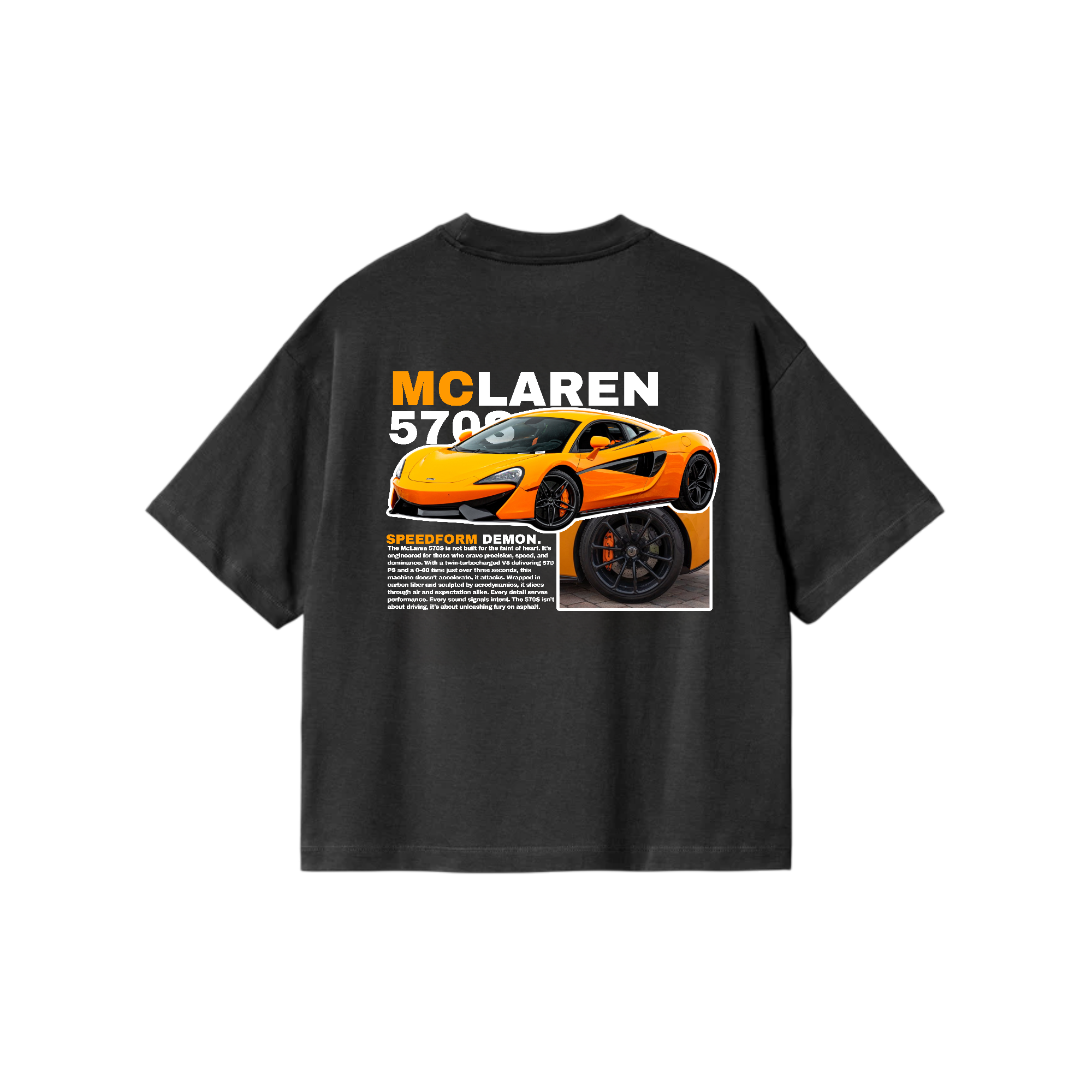 DRIVEX MCLAREN 570S TEE - BLACK